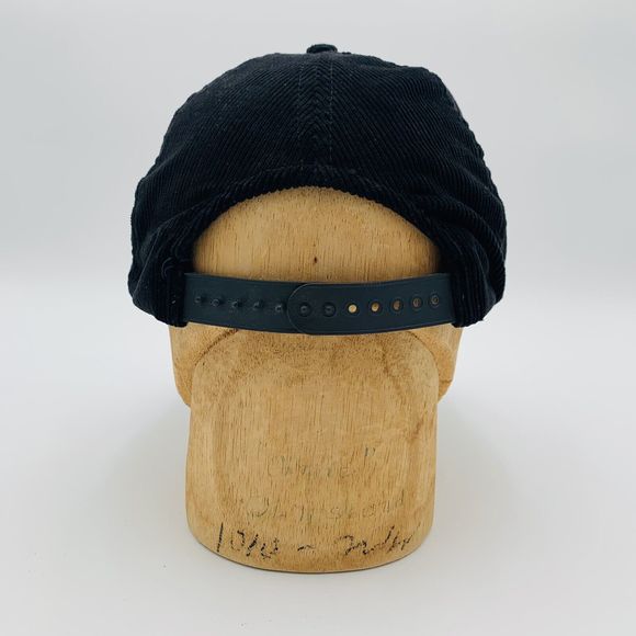 Vintage Jaguar Coventry Cord Corduroy Trucker Hat Cap Luxury Car Automobile Blk - Picture 3 of 5